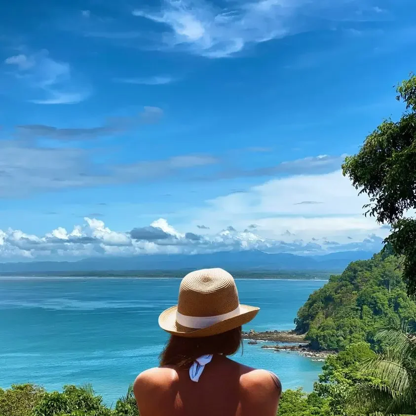 Pacific Ocean and tropical jungle views from Hotel VOS in Manuel Antonio Costa Rica